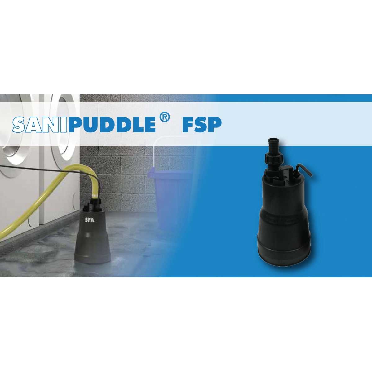 SANIPUDDLE - Pompe à eau - Pompe vide-cave SFA par SBS - SAV agréé SFA